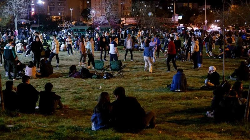 Parka gelenler gözlerine inanamadı
