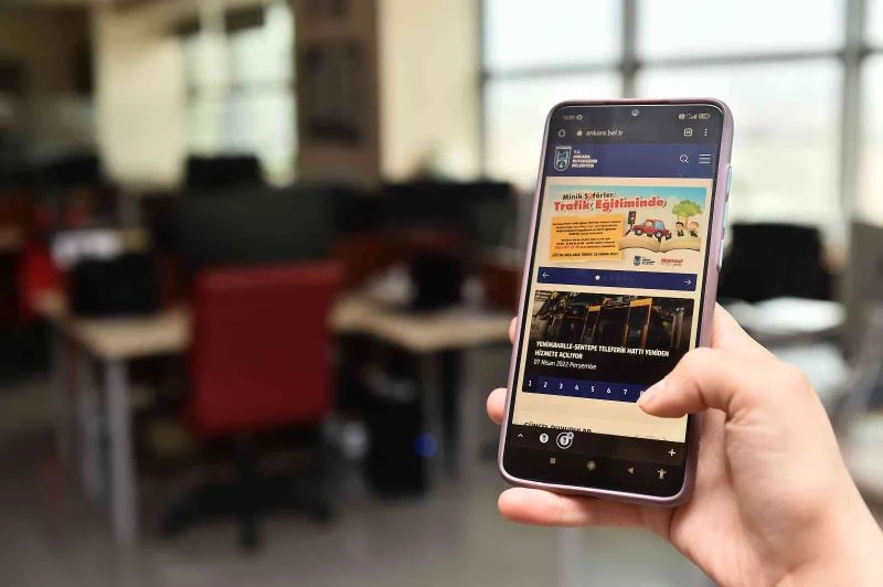 Ankara Büyükşehir Belediyesi’nin web sitesi yenilendi
