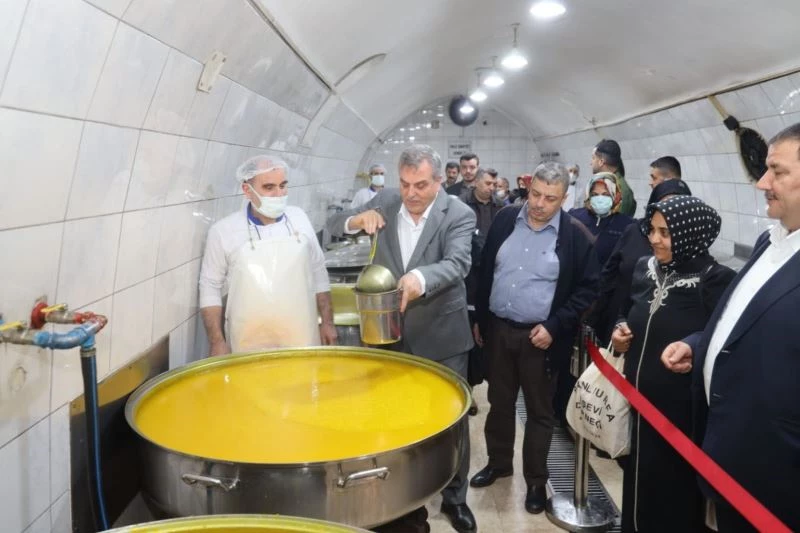 Beyazgül Şanlıurfa Aşevini ziyaret etti
