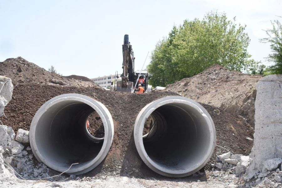 Yağmur Suyu Proje Calışmaları İle  Birlikte Sel Taşkınlarının Önüne Geçilecek