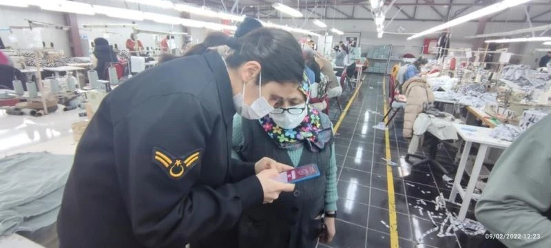 Ordu’da jandarmadan 648 kadına KADES bilgilendirmesi
