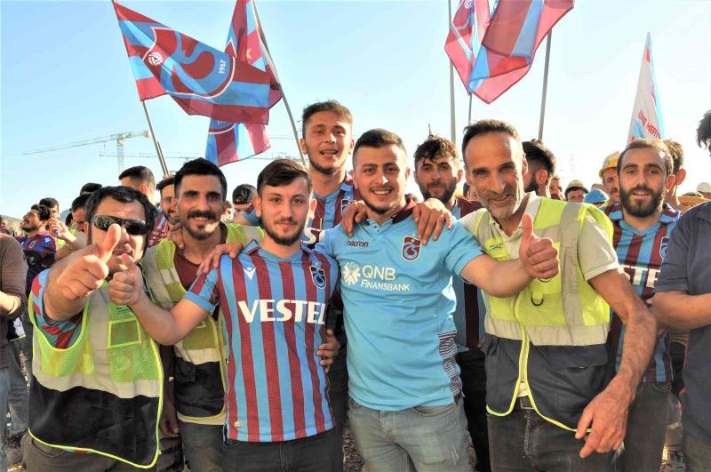 Akkuyu NGS çalışanları, Trabzonspor’un şampiyonluğunu kutladı
