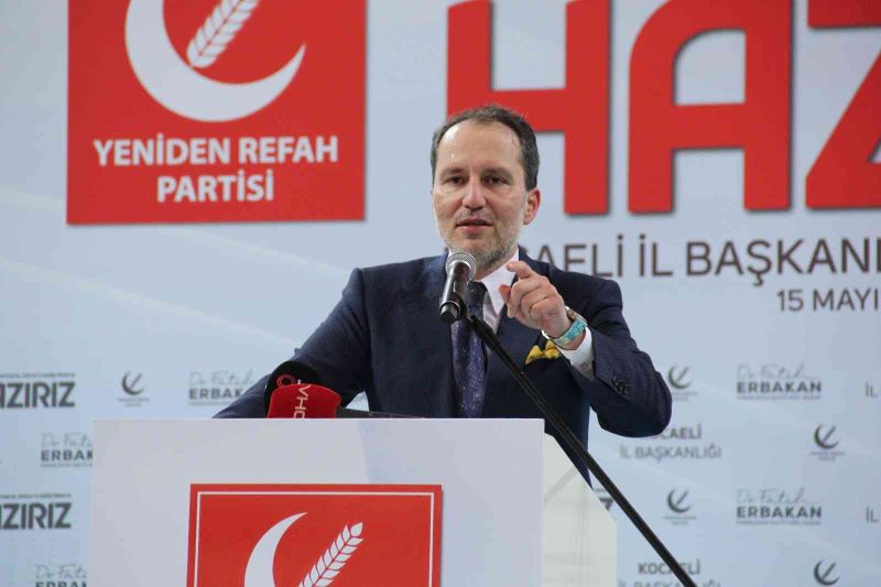 Fatih Erbakan, Kocaeli’de partisinin il kongresine katıldı

