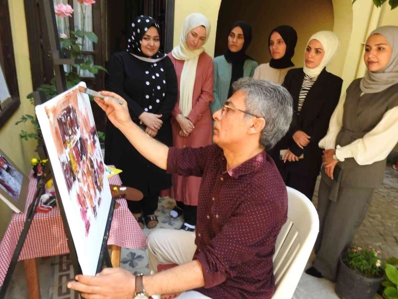 Kur’an kursu öğrencilerine ’Workshop’ çalışması
