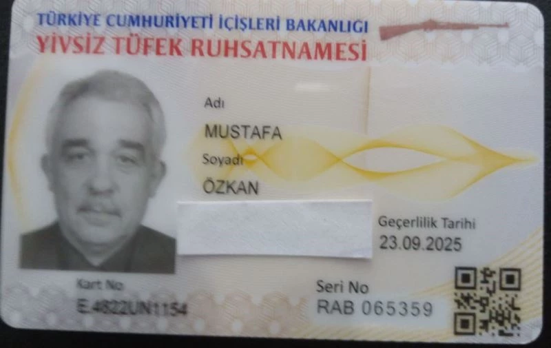 Yivsiz tüfek ruhsatnameleri değişiyor
