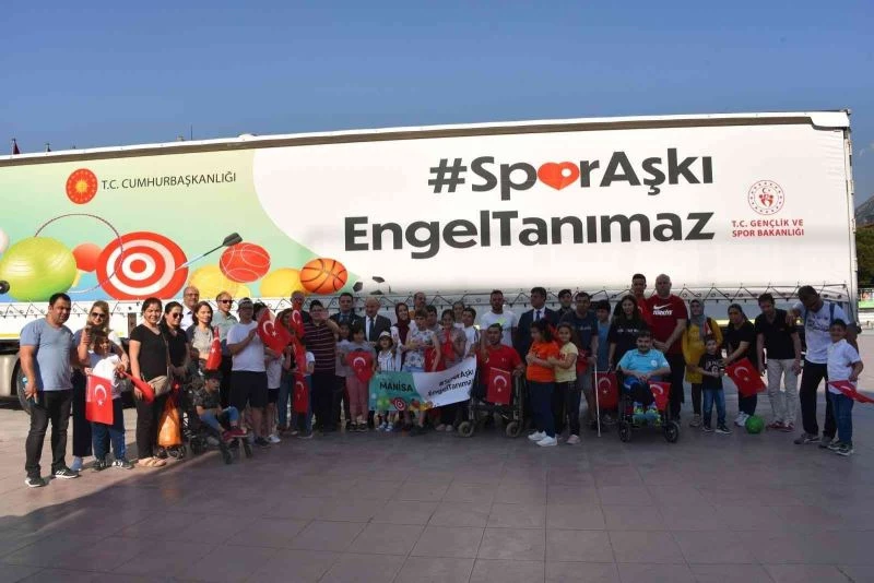 ‘Spor Aşkı Engel Tanımaz’ tırı Manisa’da