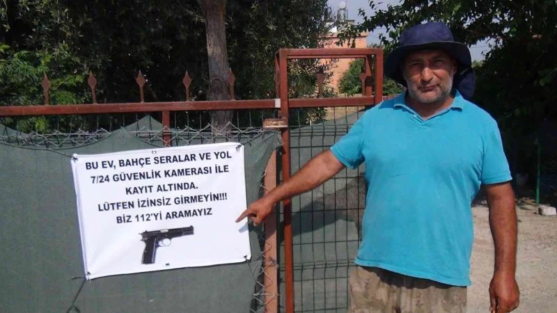 Hırsızlığa karşı tabanca resimli, 