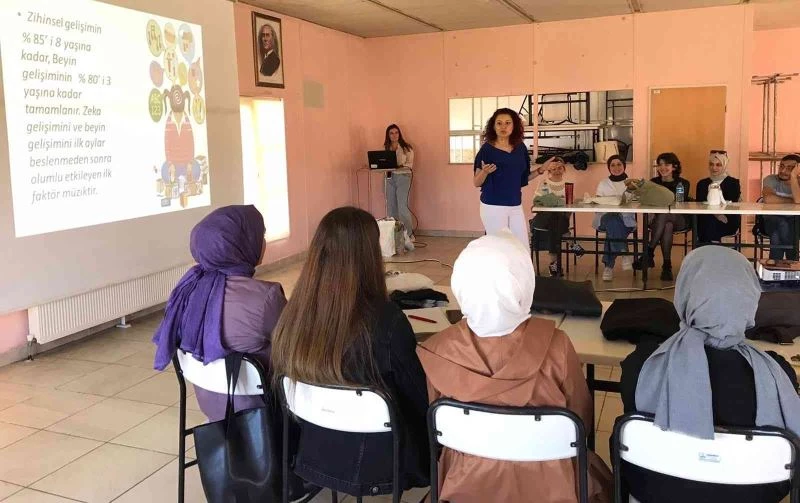 Ritim, müzik, dans atölye çalışması yapıldı
