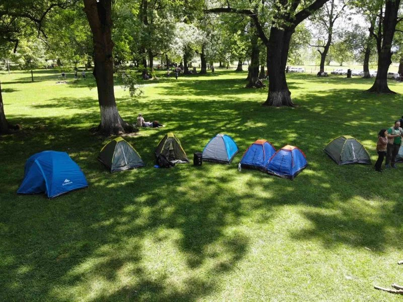 Şelaleler ve göller şehri Düzce’de doğa tutkunlarının kamp sezonu başladı
