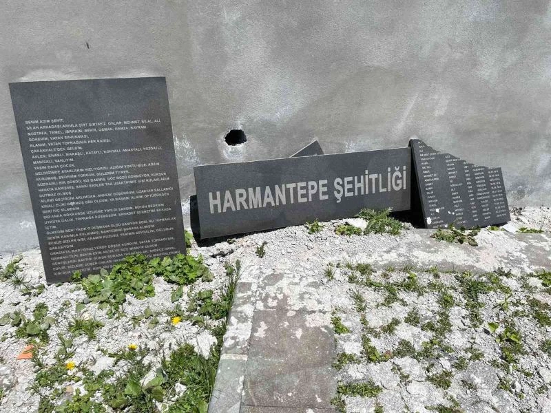 Harmantepe Şehitliği’nin içler acısı hali
