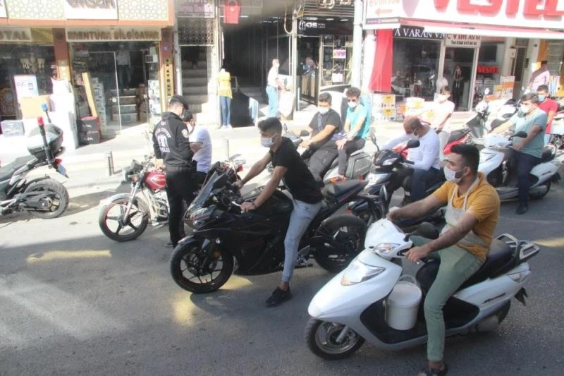 Kilis’te trafikteki araçların yarısı motosiklet
