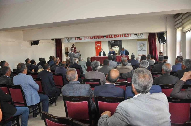 Bulanık’ta Köylere Hizmet Götürme Birliği için encümen seçimi
