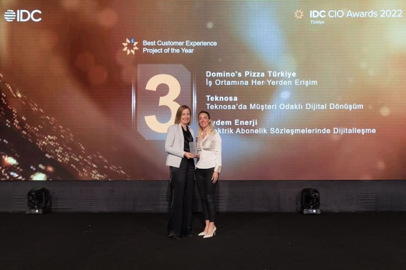 Aydem Perakende ve Gediz Perakende, IDC CIO Ödüllerinde Müşteri Deneyimi Kategorisinde ödül aldı
