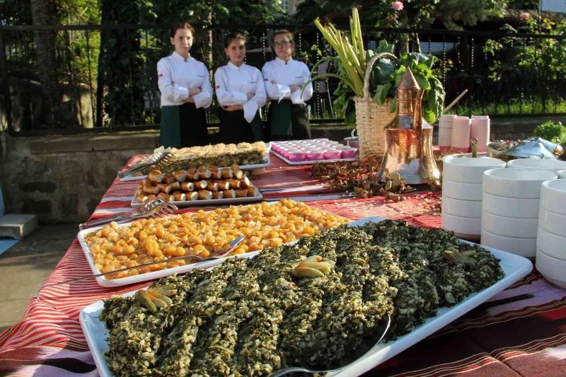 Giresun’un vejetaryen mutfağı tarihi Zeytinlik semtinde tanıtıldı
