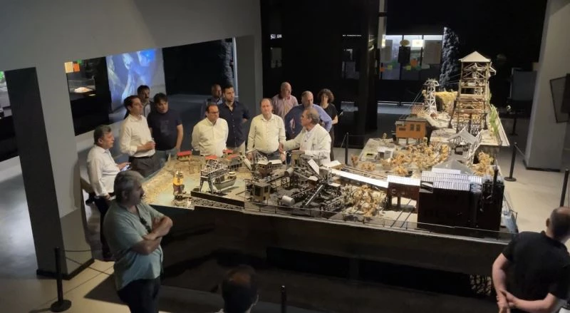 Alman heyet Türkiye’nin ilk maden müzesini gezdi
