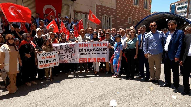 Siirt’teki STK’lardan Diyarbakır annelerine destek
