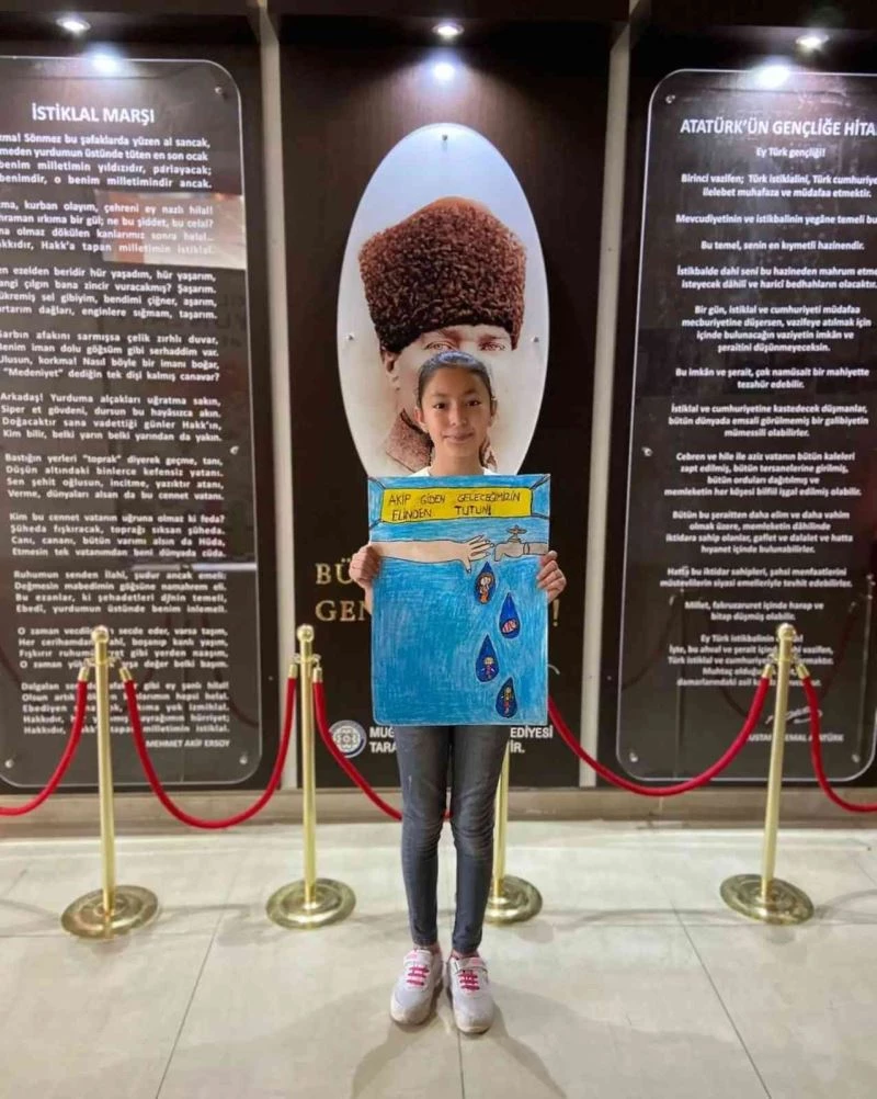 Köyceğizli öğrenci afiş yarışmasında üçüncü oldu
