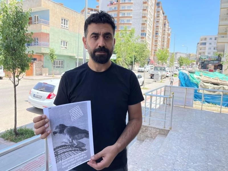 Batman’da kaybolan baba yadigarı papağanı bulana ödül
