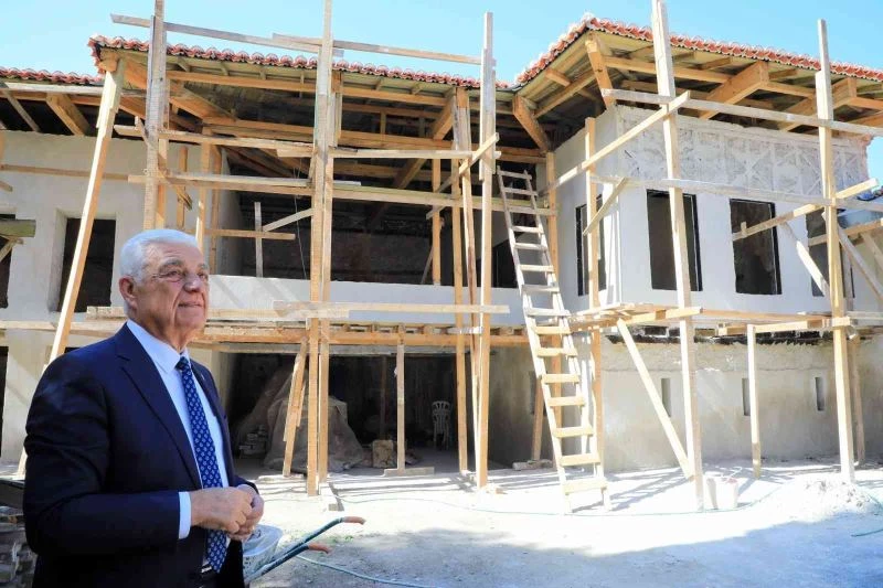 Ağa Bahçesi Konağı’nın yüzde 75’i tamamlandı
