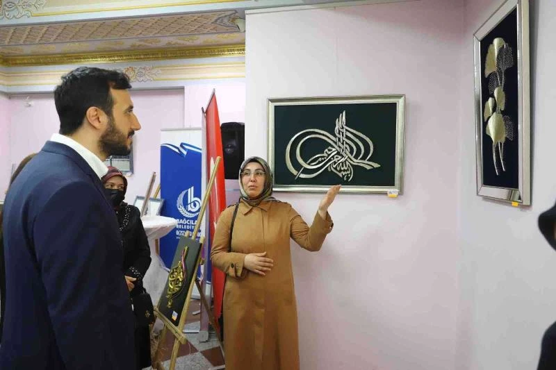 50 bin adet çiviyle Esma-ül Hüsna’yı yazdı
