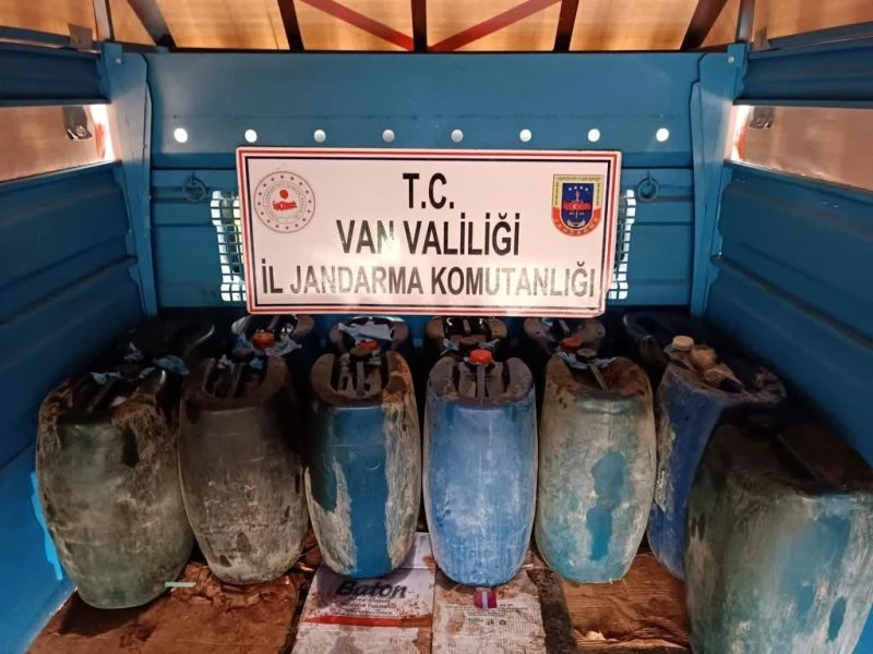 Çaldıran’da 520 litre kaçak akaryakıt ele geçirildi
