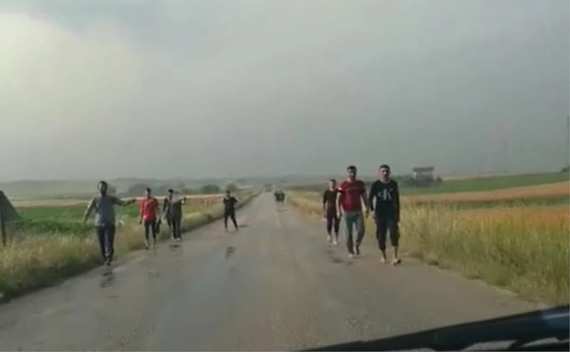 Yunanistan’dan itilen kaçak göçmenler vatandaş telefonuna yansıdı
