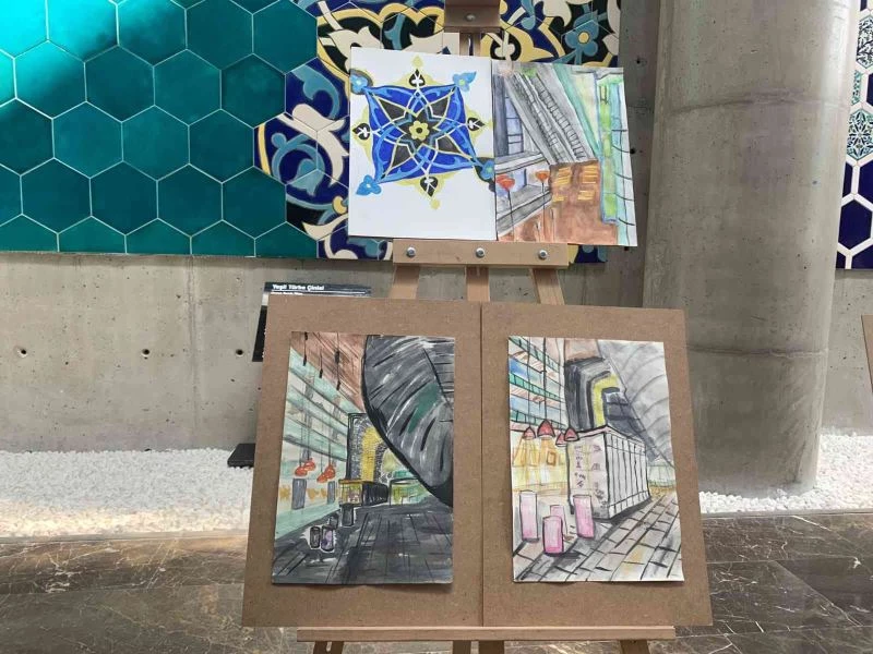 Osmangazi’de eskiz atölyesinden renkli sergi
