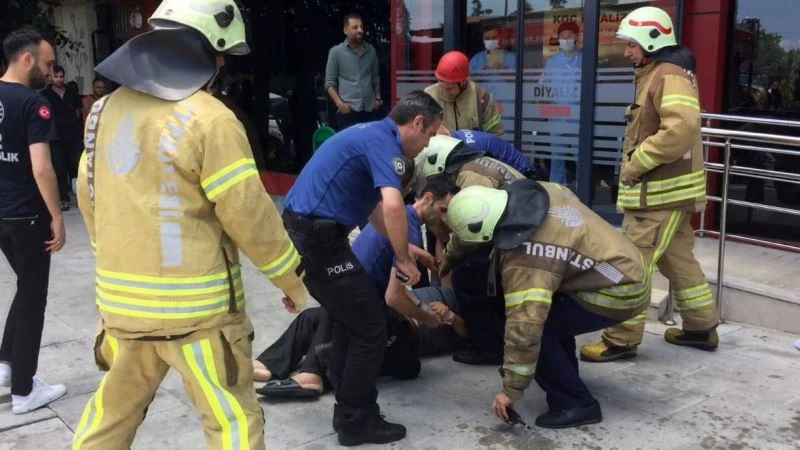Diyaliz merkezinde darp edildiğini iddia etti: Kendini yakmaya kalkıştı
