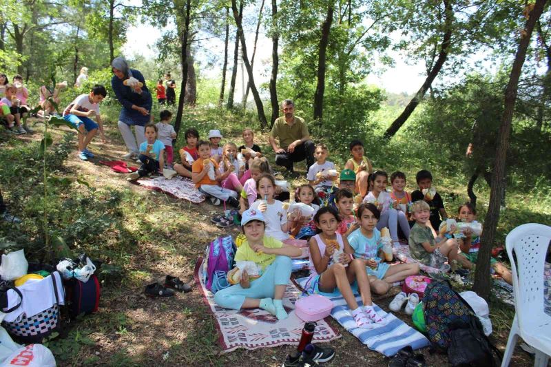 Çan Cumhuriyet İlkokul öğrencileri piknikte buluştu
