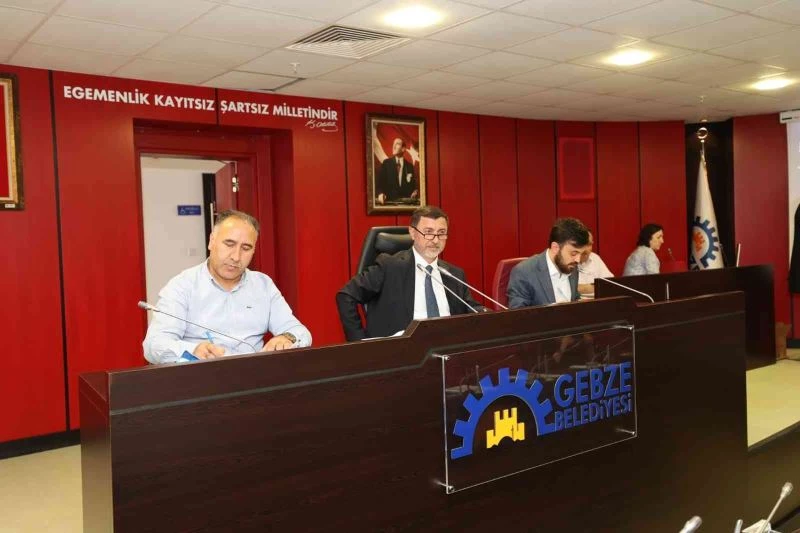 Gebze Belediyesi’nin haziran ayı meclisinin 1. oturumu yapıldı
