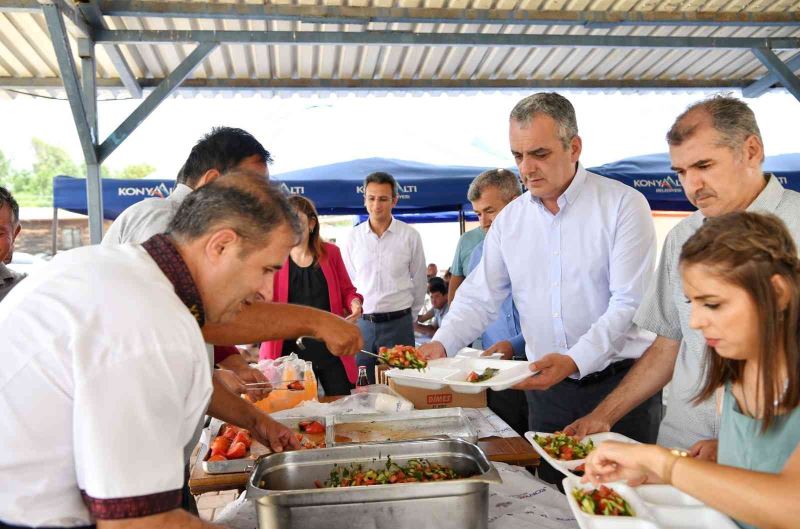 Başkandan işçilere teşekkür yemeği
