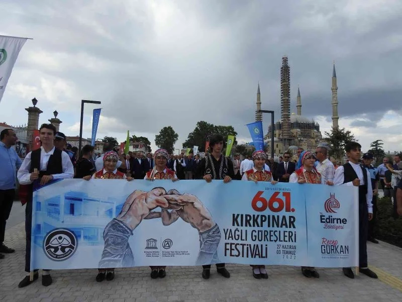 661. Tarihi Kırkpınar Yağlı Güreşleri Festivali başladı
