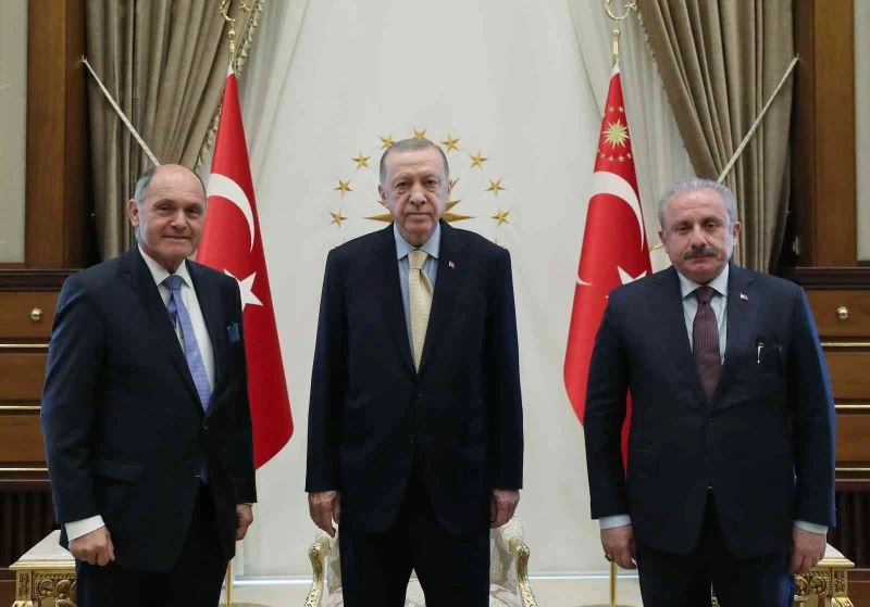 Cumhurbaşkanı Erdoğan, Avusturya Meclis Başkanı Sobotka’yı kabul etti
