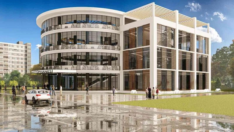 Antalya’nın en büyük kütüphanesinin temeli Kepez’de atıldı
