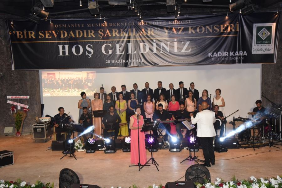 Osmaniye Musiki Derneği Belediye Korosu’ndan Muhteşem Yaz Konseri