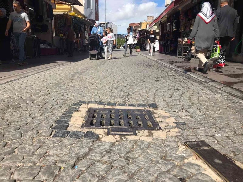 Farelerin bastığı Hamamyolu’nda esnaf tepkili
