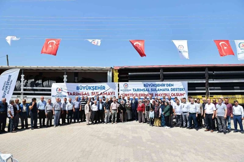 Denizli’de tarımsal sulamaya dev destek
