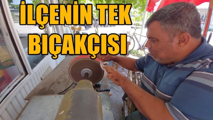 Hobi olarak başladığı bıçak bileme işi oldu