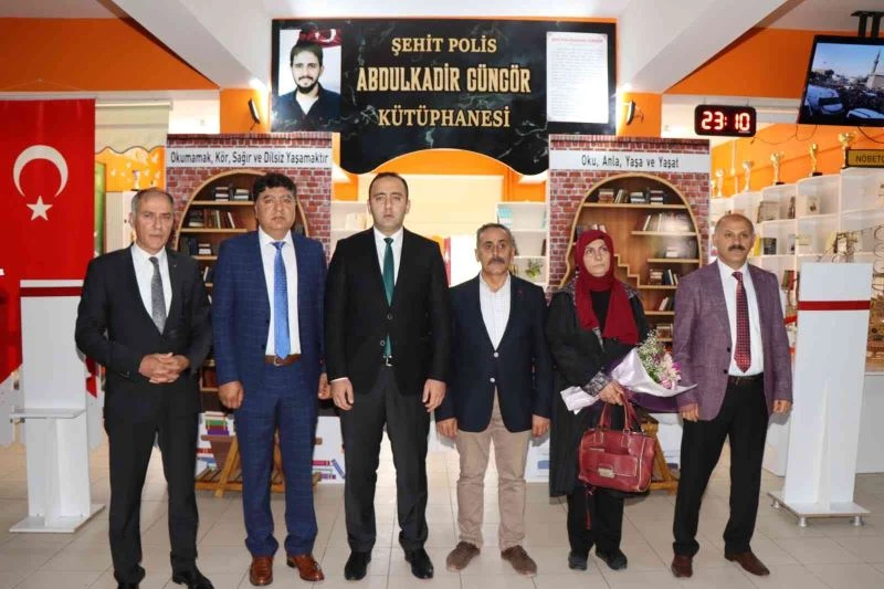 Şehit polis Abdulkadir Güngör’ün ismi kütüphanede yaşatılacak
