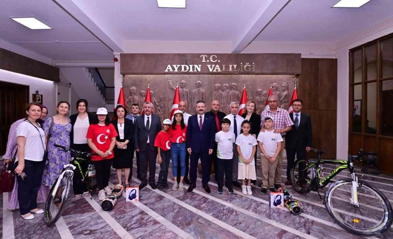 Aydın’da kazananlar ödüllerini aldı
