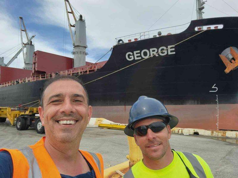 Hürok Mermer’in Gemisi George, Kütahya’dan Miami’ye yolculuğunu tamamladı
