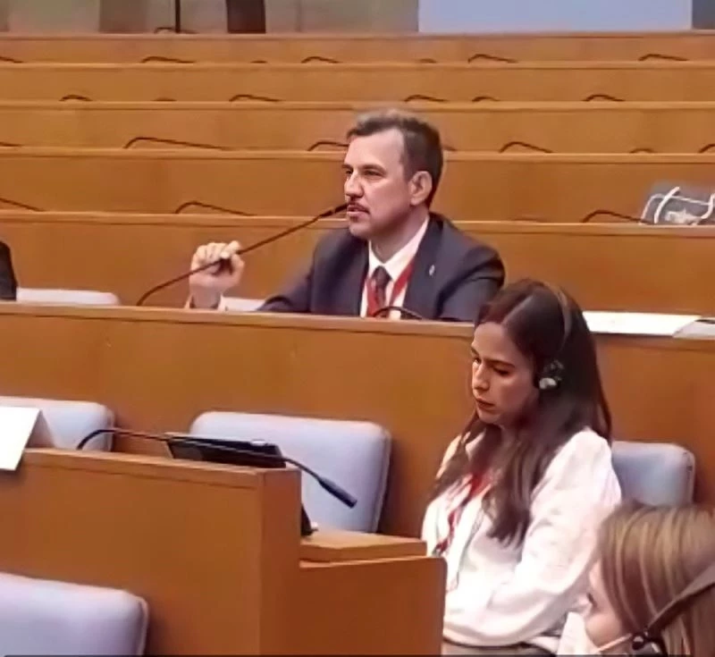 Milletvekili Esgin’den Avrupa’ya insanlık dersi