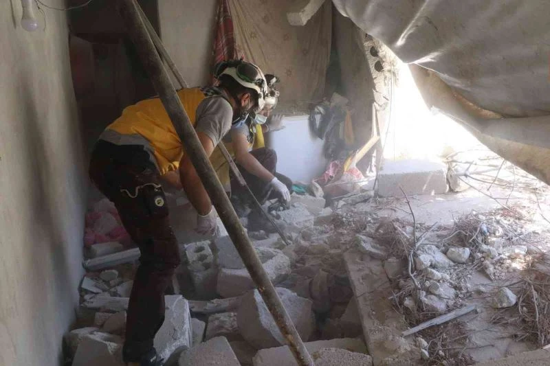 Afrin’de mülteci kampına roketli saldırı: 1 ölü, 2 yaralı
