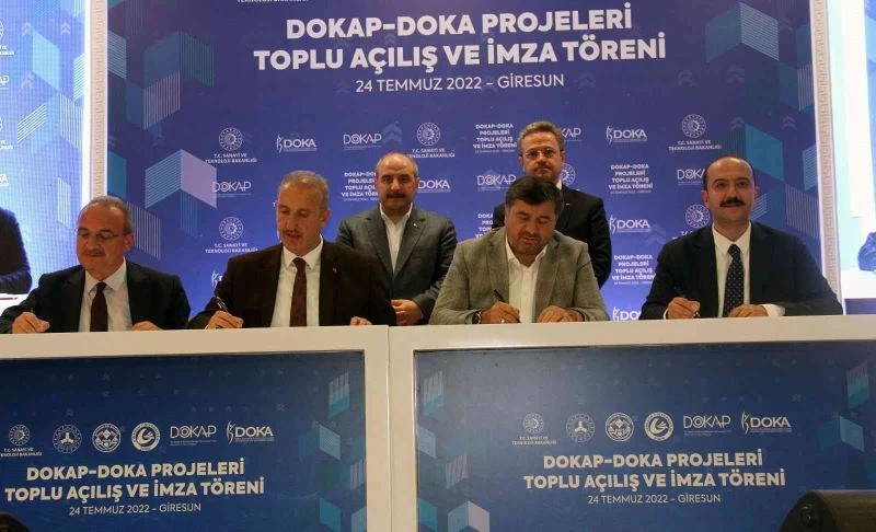 DOKAP ve DOKA projeleri toplu açılış ve imza töreni düzenlendi
