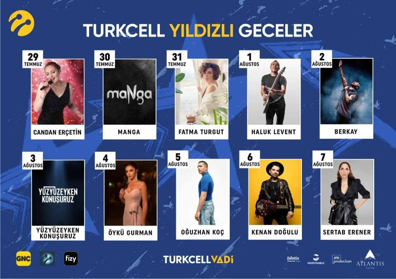 Yıldızlı Geceler konserleri Candan Erçetin ile başlıyor
