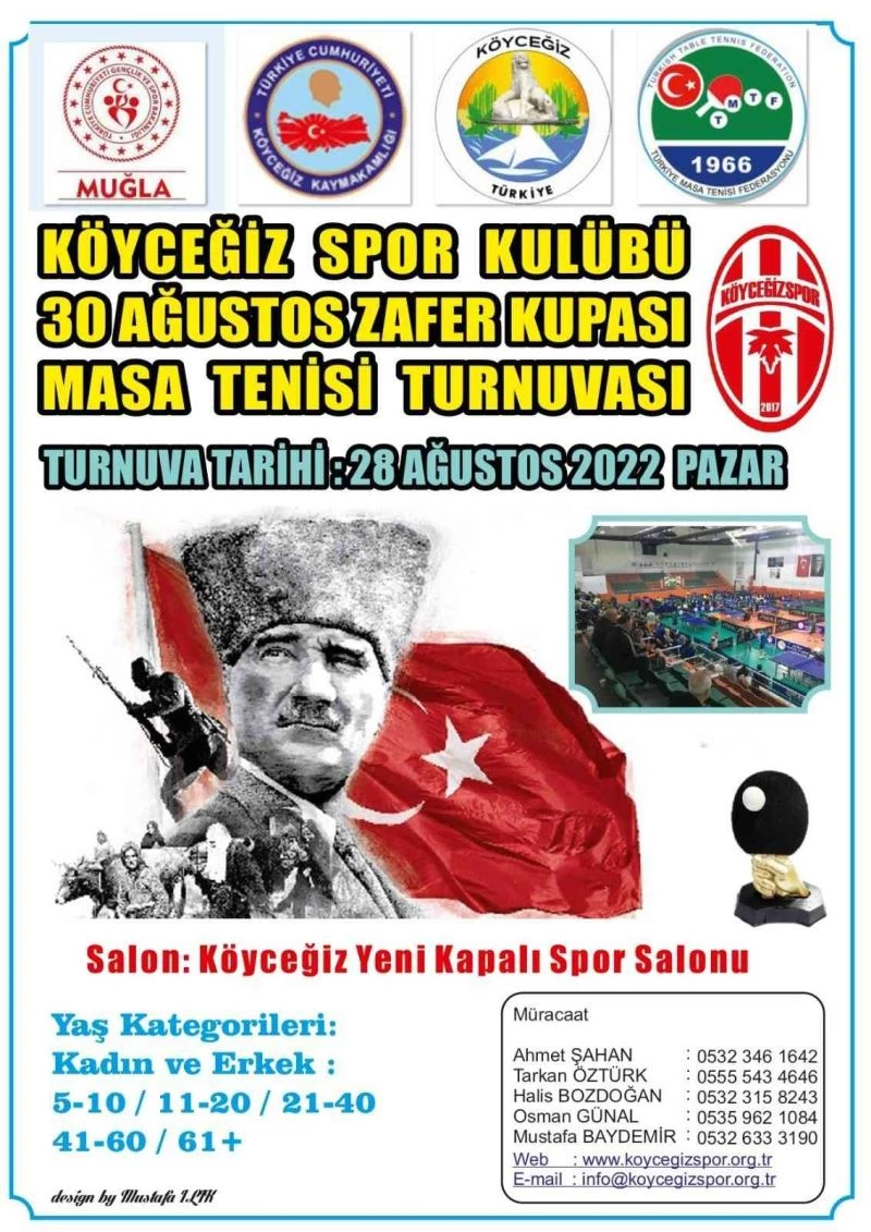 Köyceğiz, masa tenisi zafer kupasına hazırlanıyor