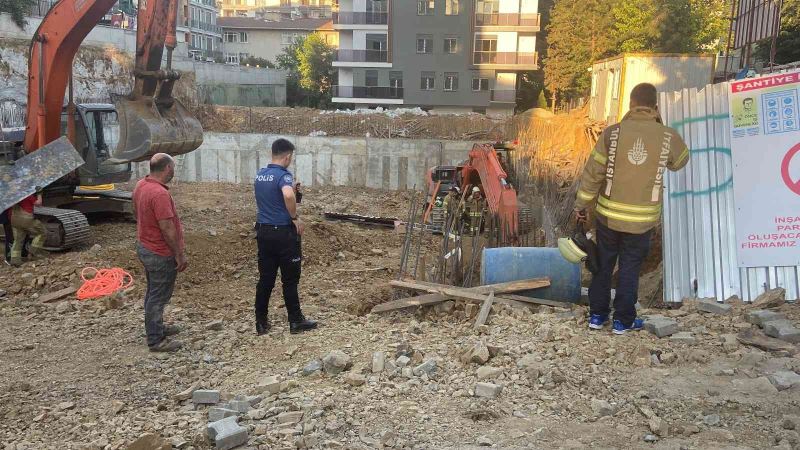 Şişli’de temeli kazılan inşaatta çökme meydana geldi: 2 yaralı
