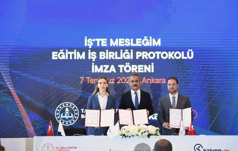 MEB’ten İş’te Mesleğim Eğitim İş Birliği Protokolü
