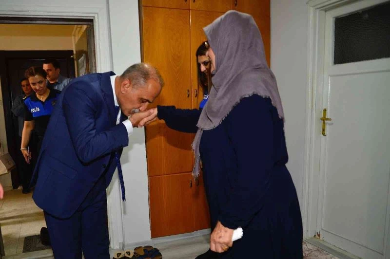 Kahramanların emanetleri bayramda unutulmadı
