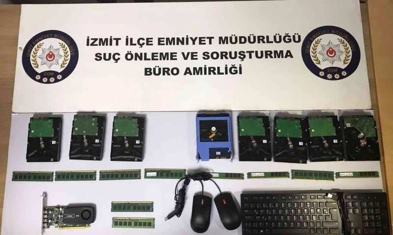 İşyerinden hırsızlık yapan 6 şahıs yakalandı
